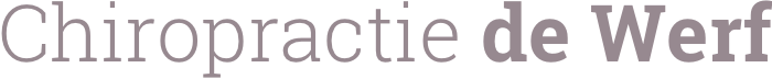 Logo Chiropractie de Werf